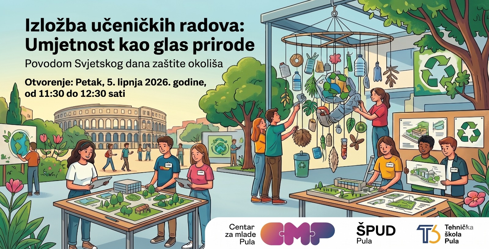 Ilustracija najava Izlozbe